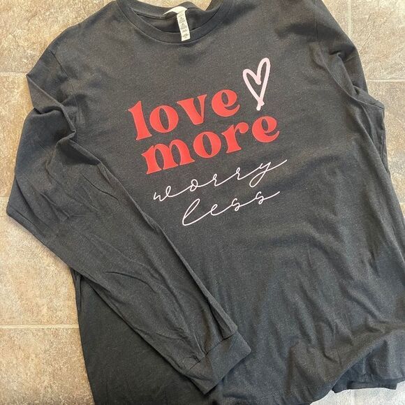 Bella Canvas Tops - Love More Long Sleeve Shirt